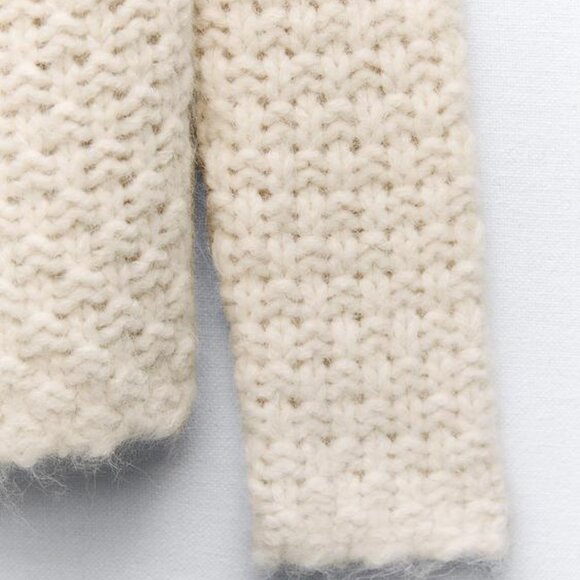 NWT ZARA STRUCTURED KNIT CARDIGAN S, L, M - Picture 9 of 9